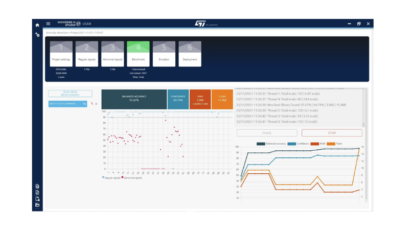 NanoEdge AI Studio Yazılımı